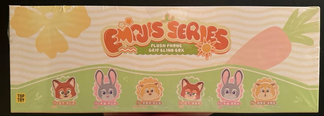 ズートピア スマホグリップEMOJI SERIES ぬいぐるみ フルセット