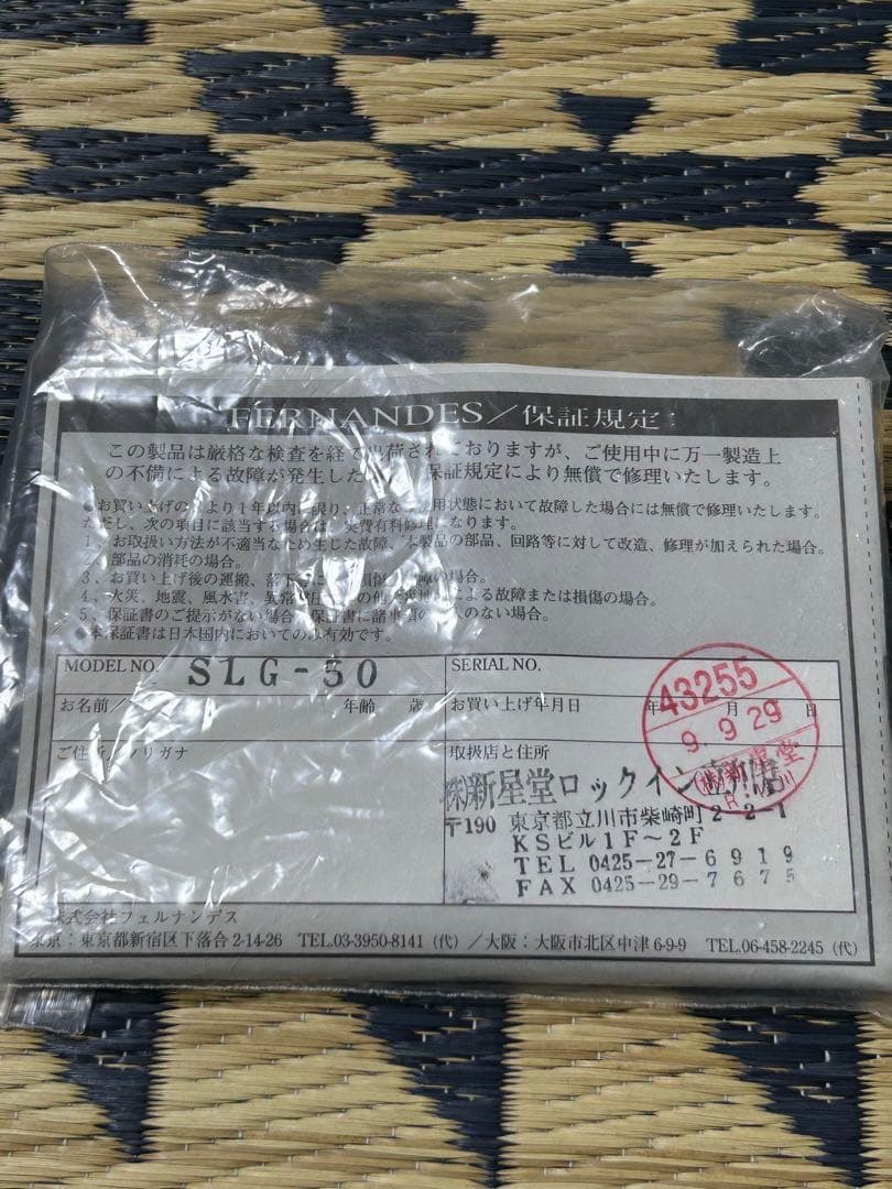 Burny LesPaulタイプ SLG-50