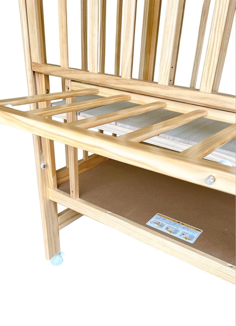 ⭐️美品⭐️ KATOJI ベビーベッド キャスター付き