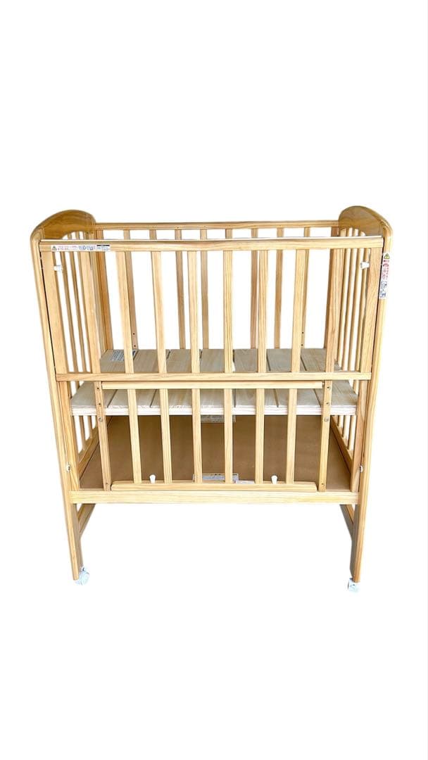 ⭐️美品⭐️ KATOJI ベビーベッド キャスター付き