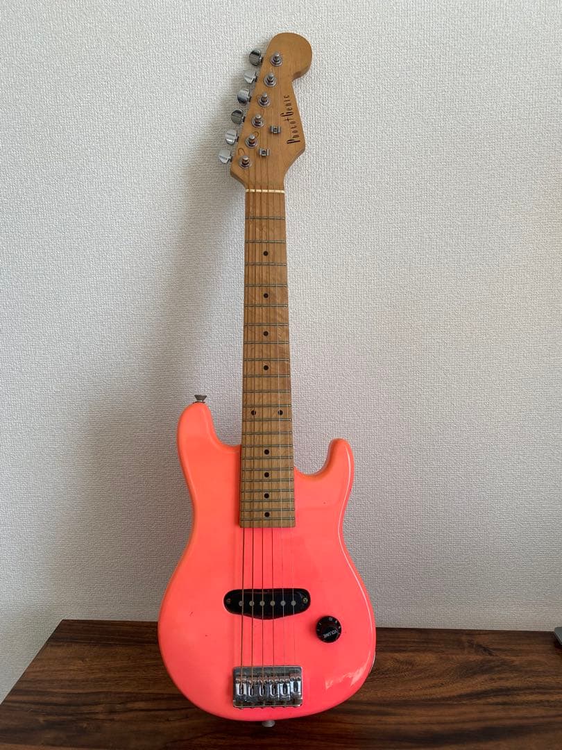 PhotoGenic ピンク エレキギター 6弦 シングルコイル