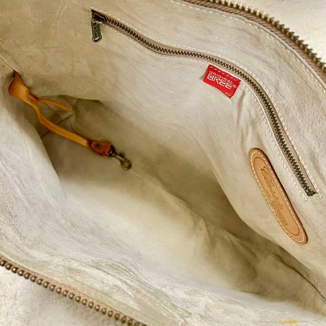 BREE ブリー ヌメ革 2way ハンドバッグ ブリーフケース A4収納可