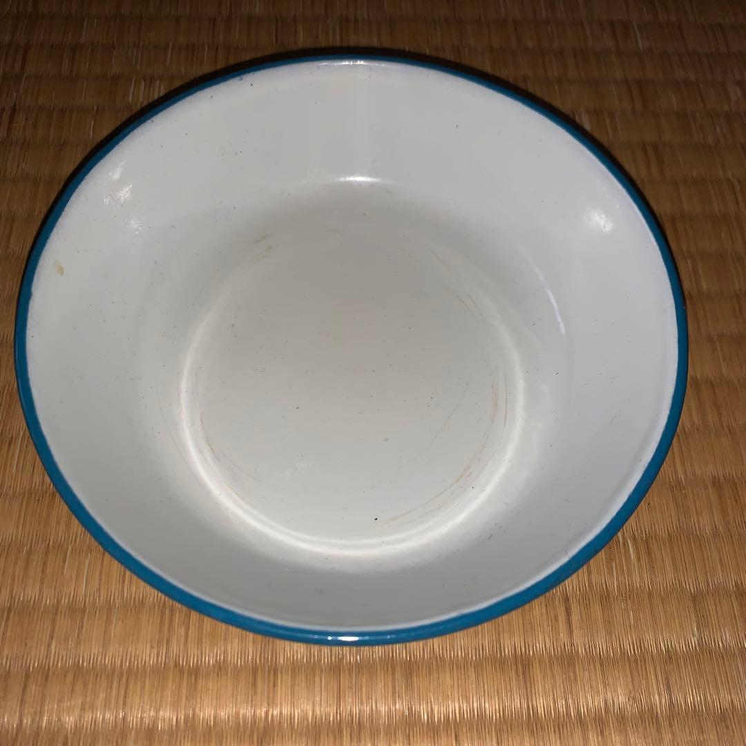 日本 海軍 琺瑯 皿 プレート 昭和 レトロ 古道具 ホーロー 雑貨