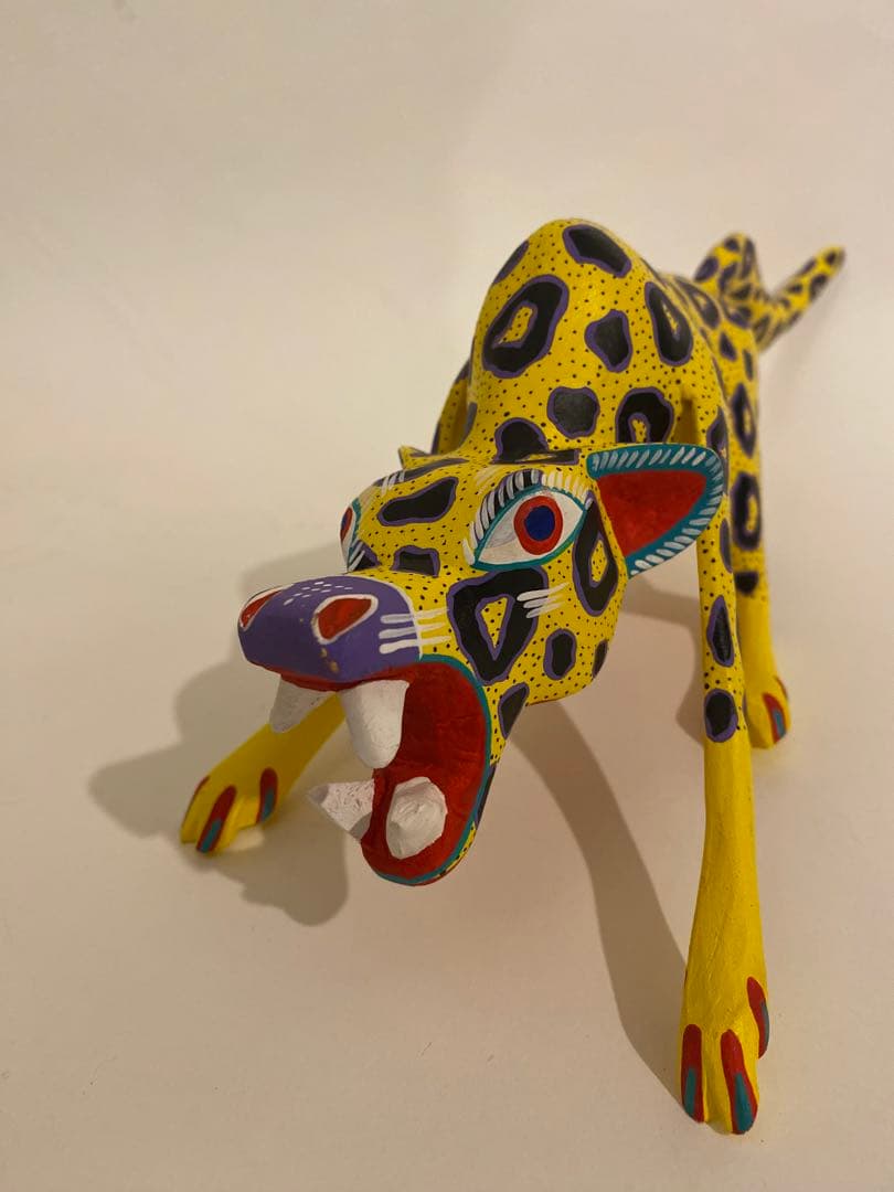 大サイズ！ メキシコ工芸品　メキシカンクラフトアート　木彫り人形　置き物