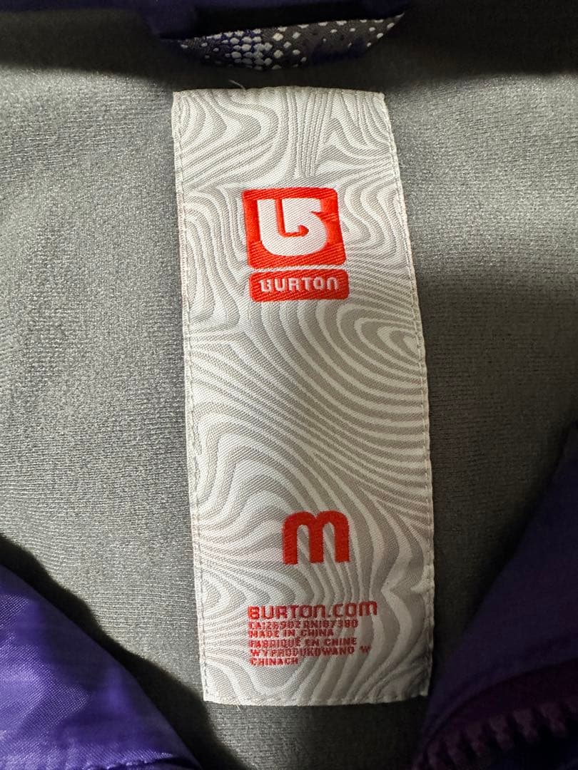 Burton 紫色 スノーボードウェア上 Mサイズ