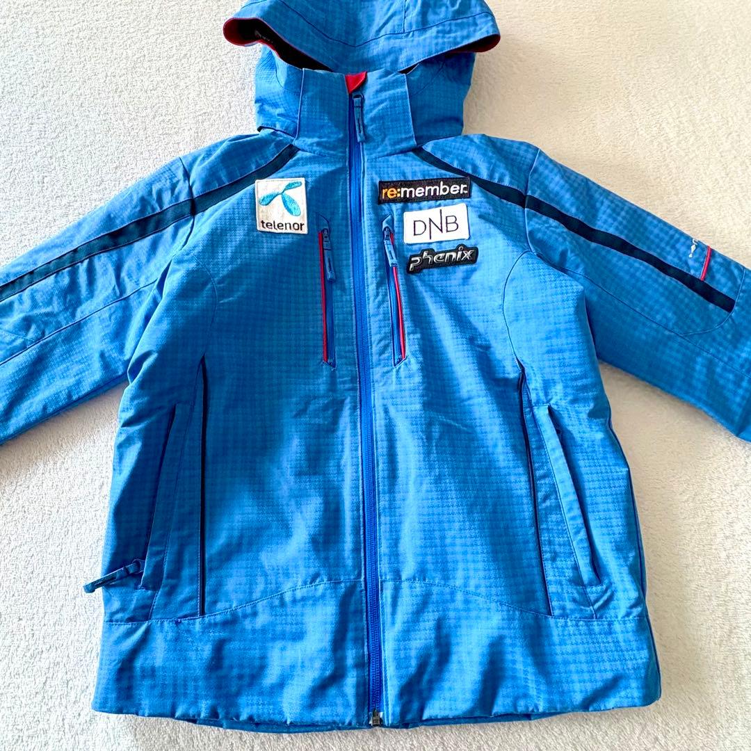 150 phenix スキー　ブルー　ネイビー　スノーウェア　スキーウェア 上下