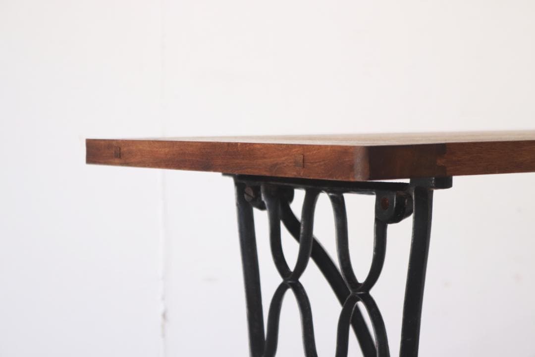 シンガー ヴィンテージ デスク テーブル レトロ ミシン脚 アイアン 机 作業台