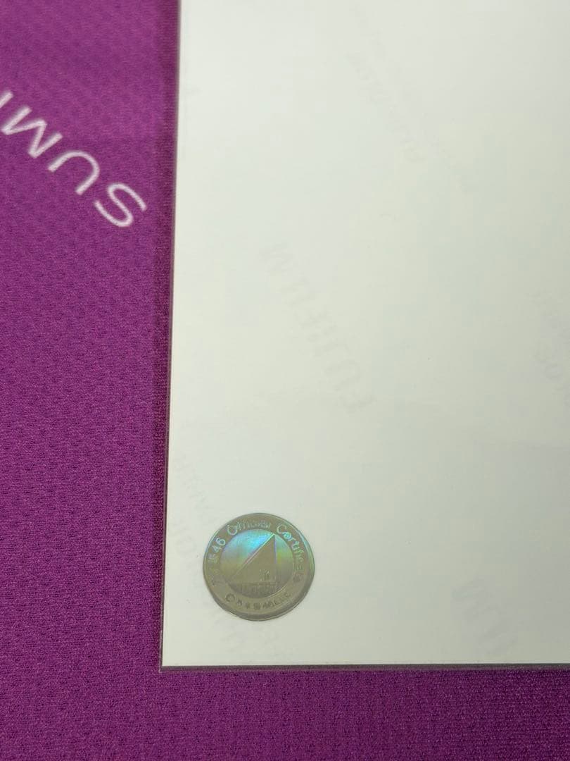 【YD】　乃木坂46 奥田いろは　生写真　直筆サイン入り