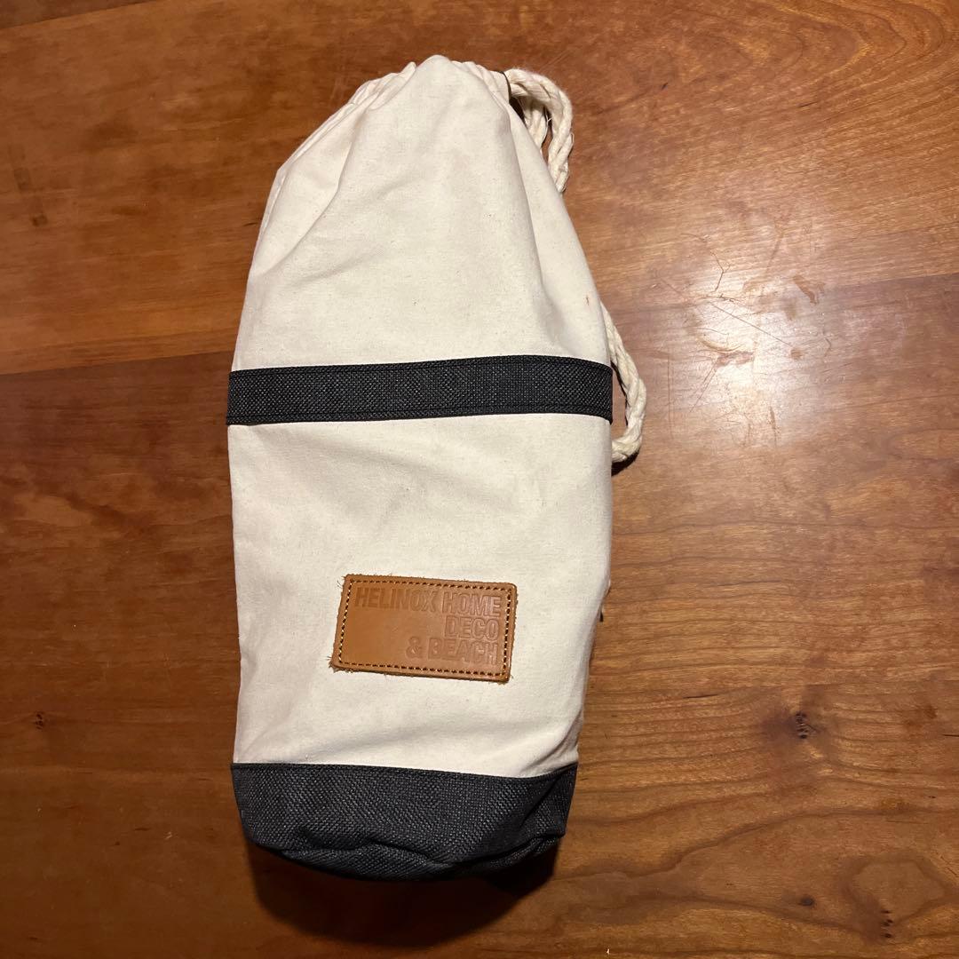 ヘリノックス　ホームデコ&ビーチ　ブラック　収納袋付き　helinox