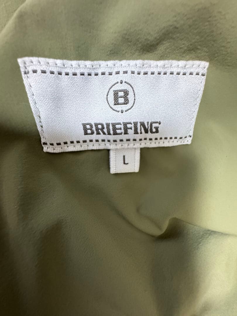 BRIEFING フード付きジャケット Lサイズ オリーブ