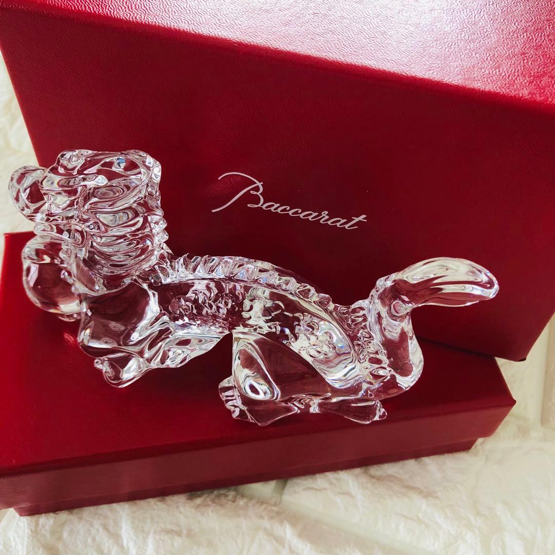 まめ様商談中❣️バカラ baccarat 龍 ドラゴン オブジェ 置物 箱説明書