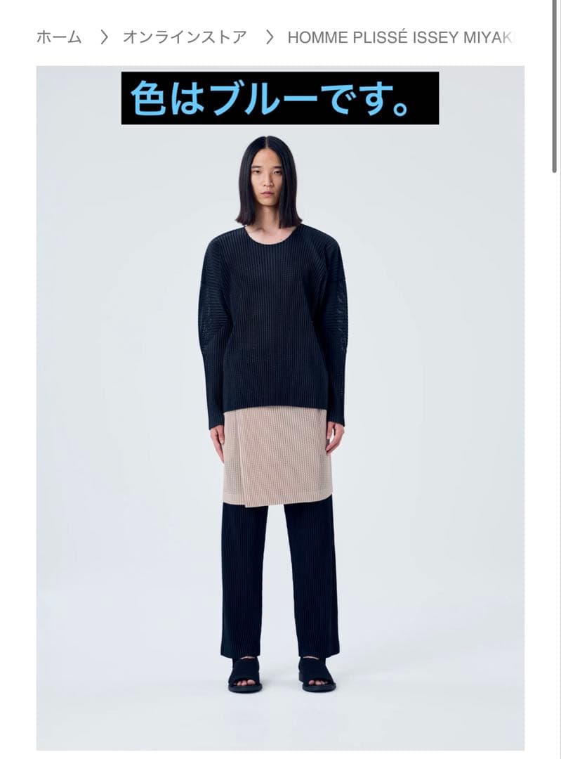 イッセイミヤケ　オムプリッセ 24ss ライトメッシュ　プリーツ