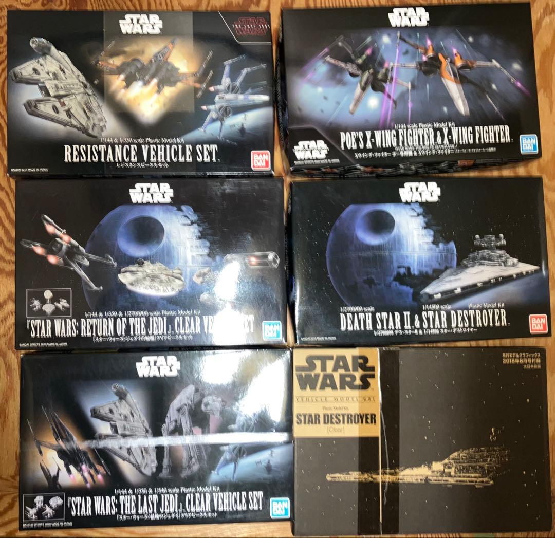 スターウォーズ　プラモデル　ビーグル　6セット