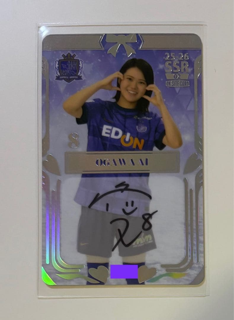 サンフレチェ 広島レジーナ　小川愛　オンサイトカード