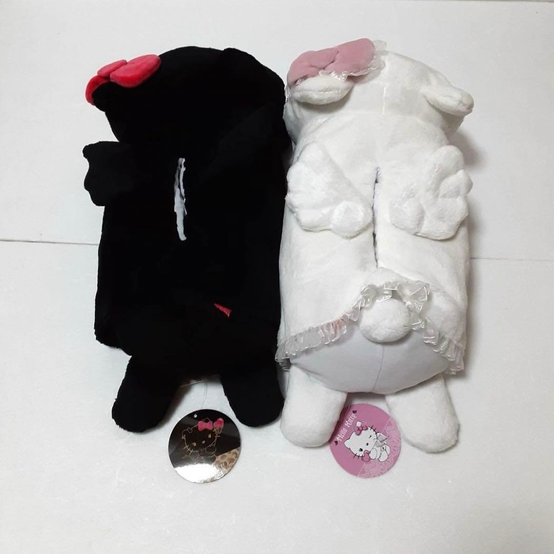 天使と小悪魔シリーズ　キティ　　ぬいぐるみ　 ティッシュカバー 　2個セット