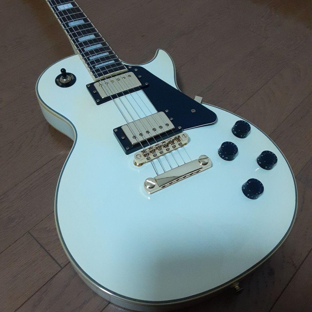 BUSKER'S BLC300ホワイトレスポールタイプエレキギター