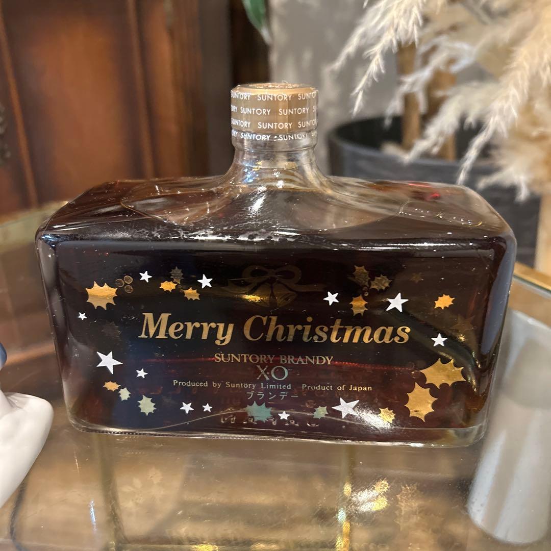 限定ボトル　Suntory XO クリスマスハウス
