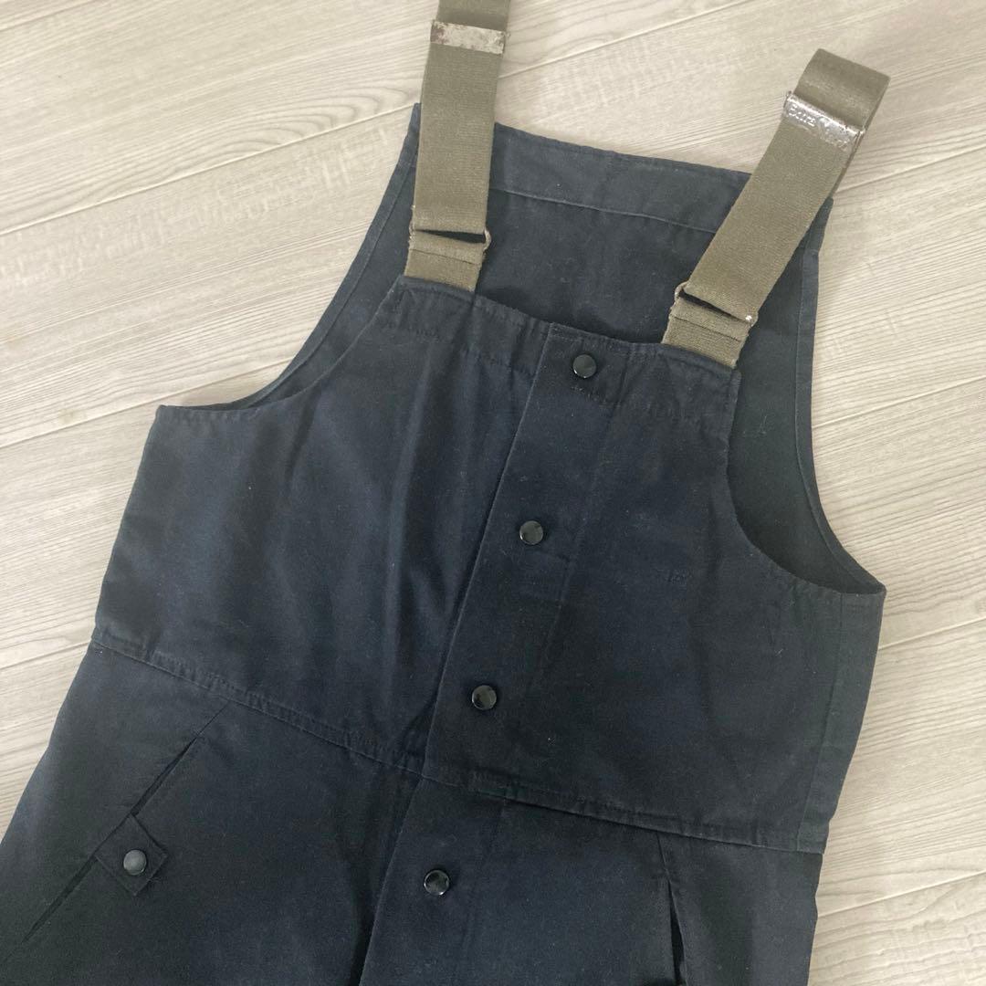 東ドイツ軍　サロペット　オーバーオール　70-80年代　ミリタリー　軍物　古着