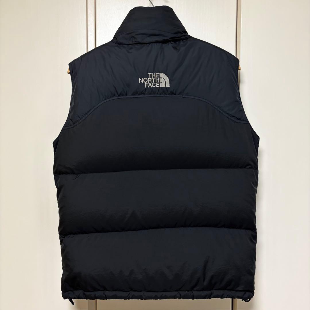 ヌプシ　ノースフェイス　ダウン　ベスト　センターロゴ　Sサイズ