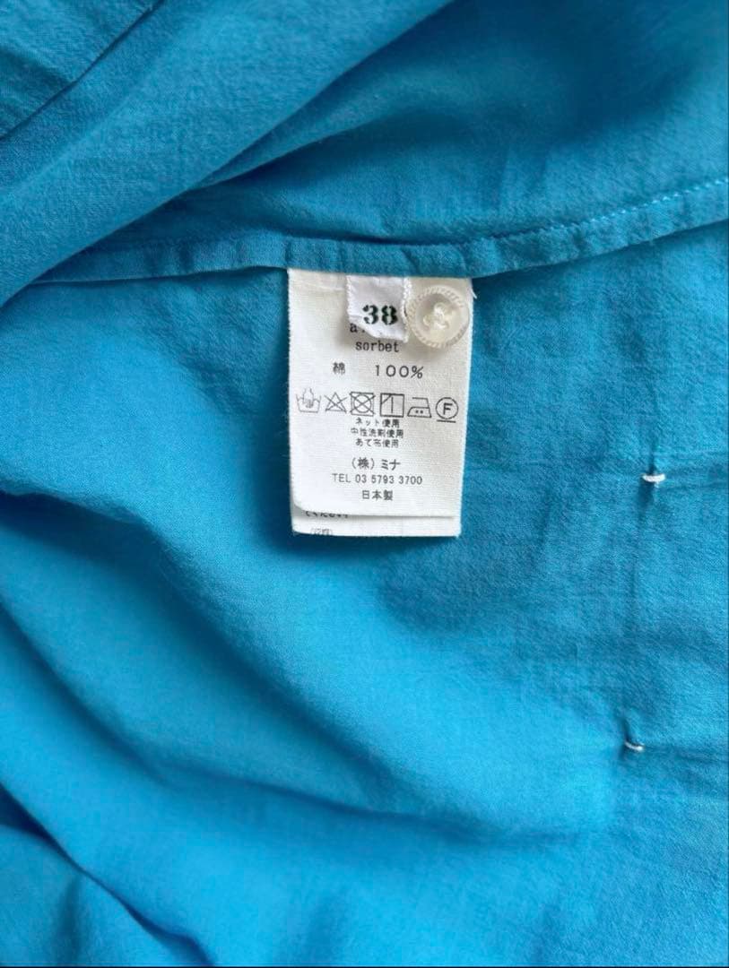 ミナペルホネン◼️ mina perhonen ◼️ガーゼコットンシャツブラウス