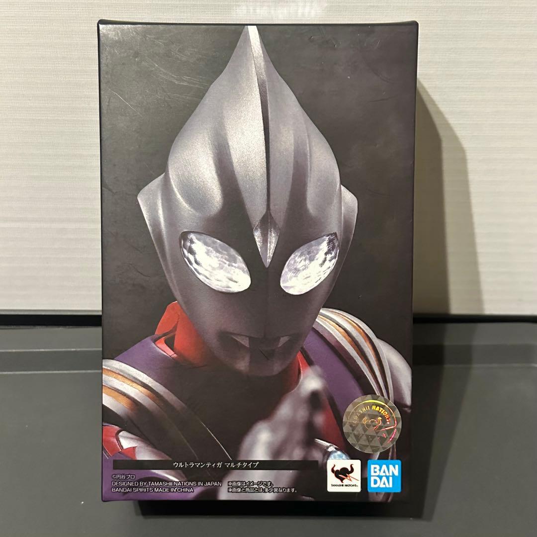 【腹部ひび割れあり】SHF 真骨彫製法 ウルトラマンティガ マルチタイプ 初版