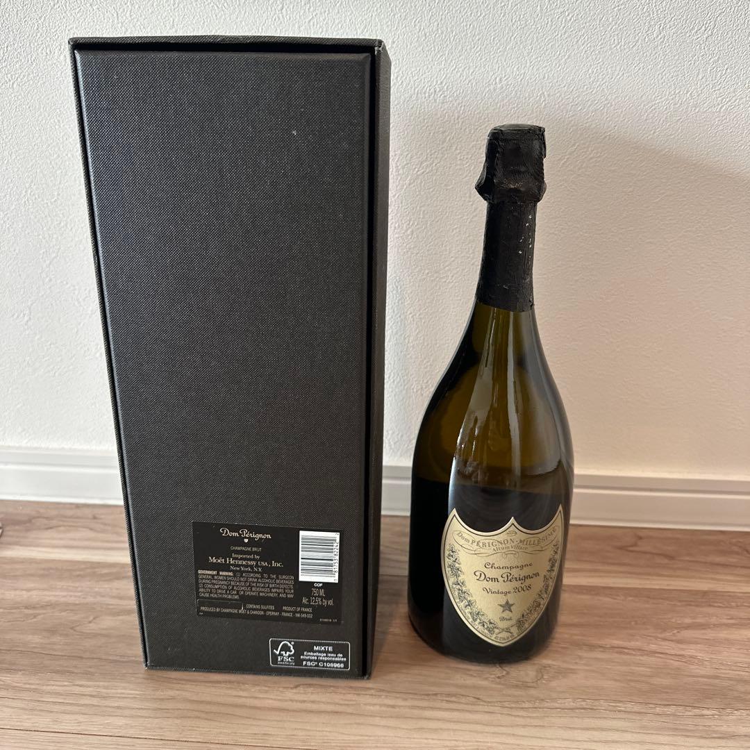 Dom Pérignon シャンパン 2008年ヴィンテージ 箱付き