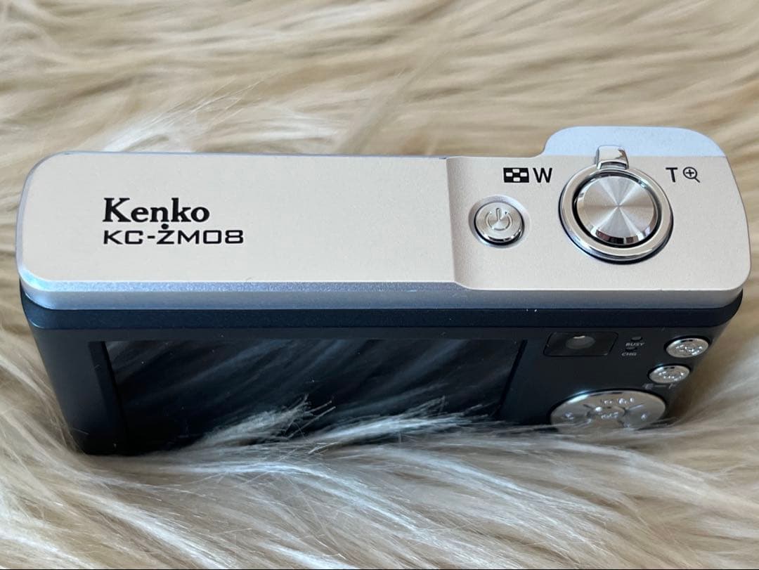 【美品】Kenko KC-ZM08 コンパクトデジタルカメラ 外箱・説明書付き