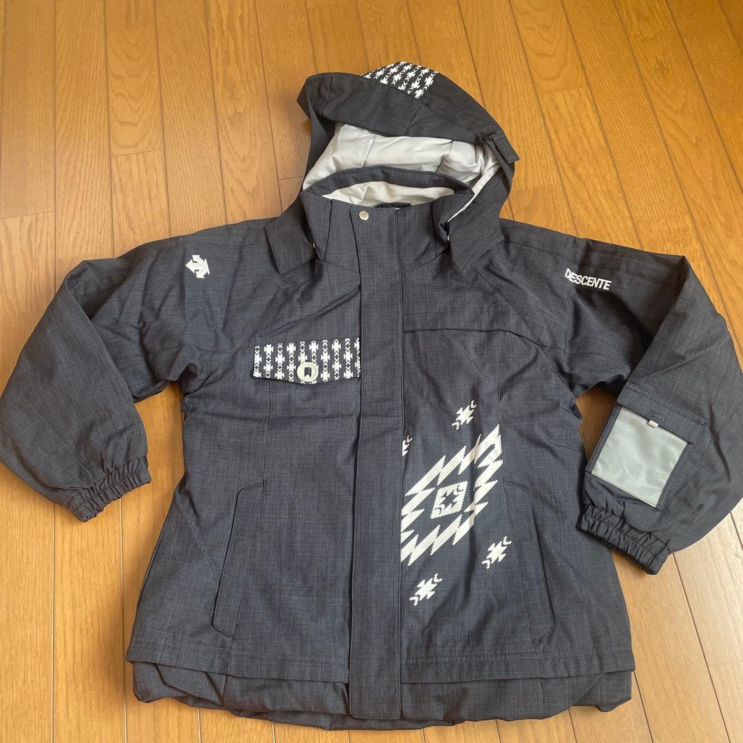 DESCENTE 子ども用スキーウェア 14/150 グレー