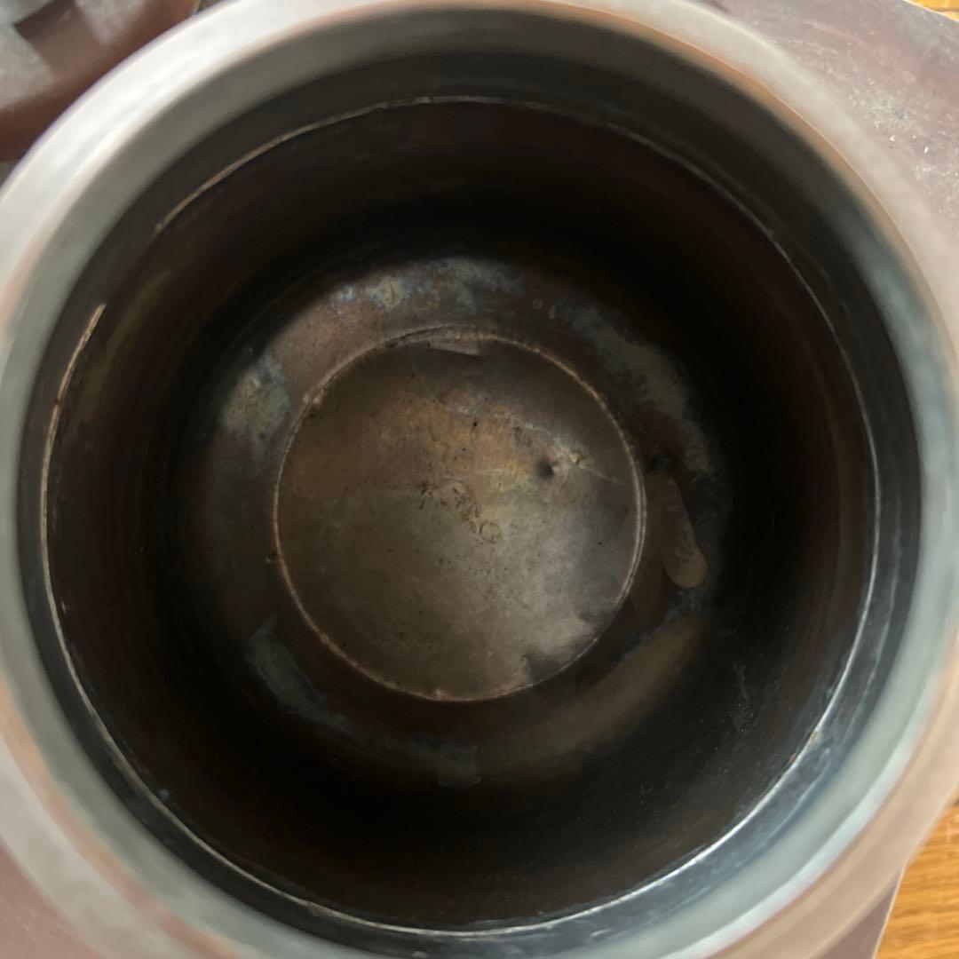 燗銅壺 酒燗器 熱燗器 古銅酒燗器 時代物 銅製 酒器 五徳 火鉢 長火鉢