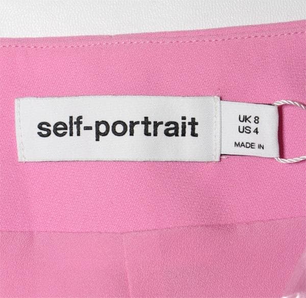 R*A様 セルフポートレイト テーラード ワンピース レース ピンク UK8 未