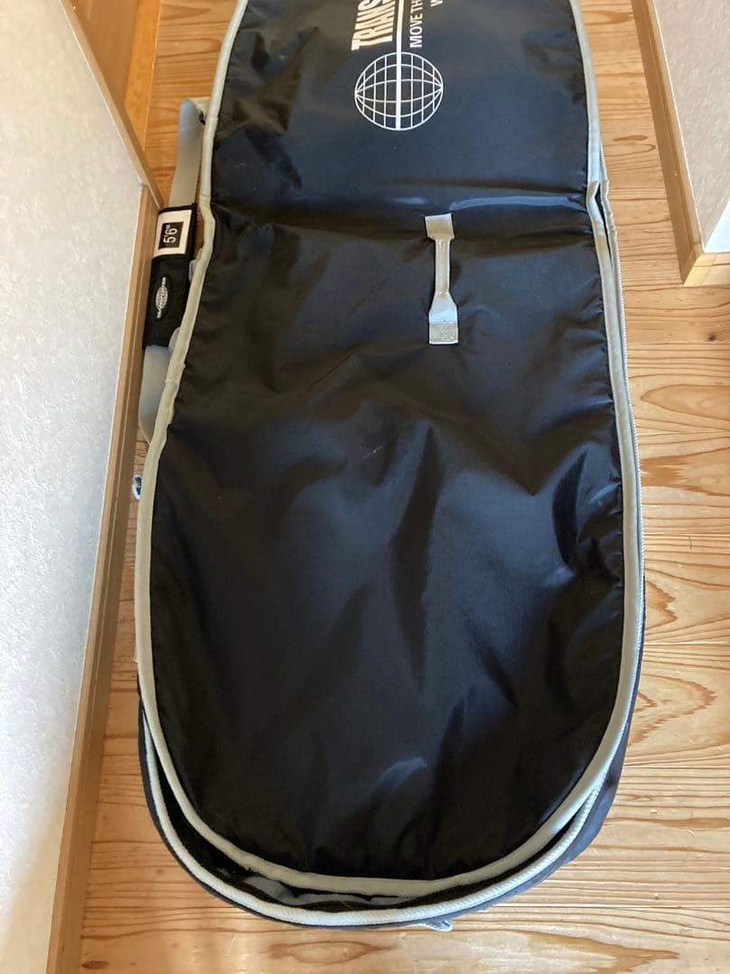 TRANSPORTER サーフボードハードケース 5'6\"ブラック　ショルダー付