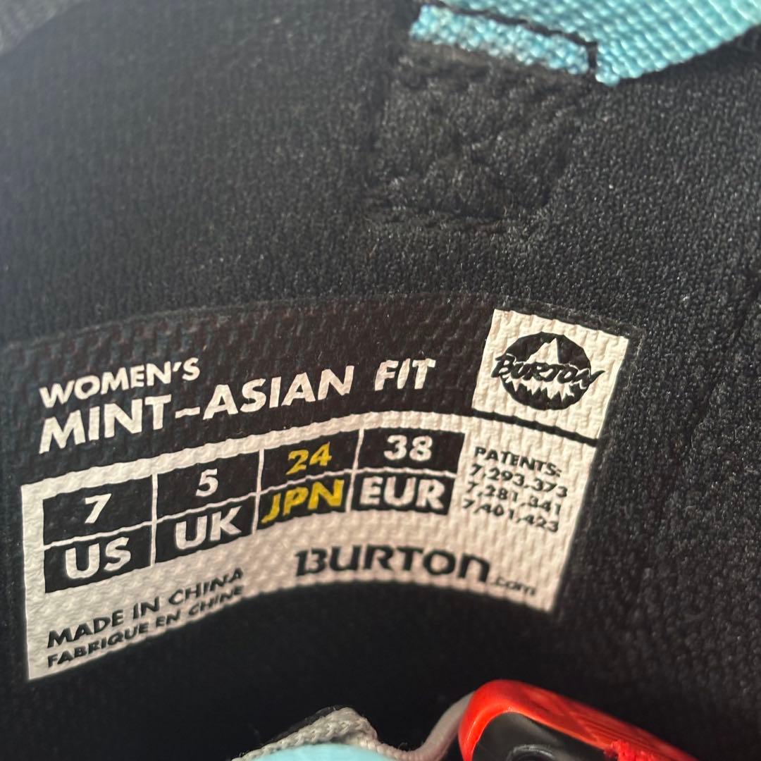 美品 BURTON MINT ASIAN FIT 女性用　ブーツ 24cm