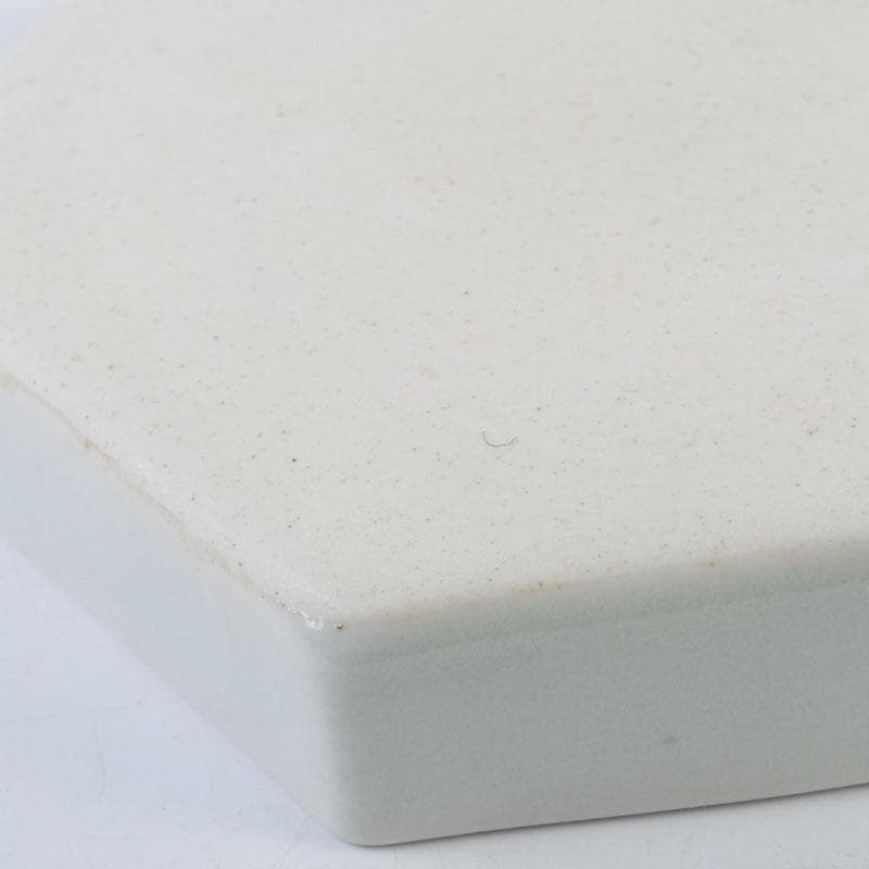 和食器　茶懐石　倶門窯　瀧田項一作　上絵六角皿揃　六客　共箱　M　9886