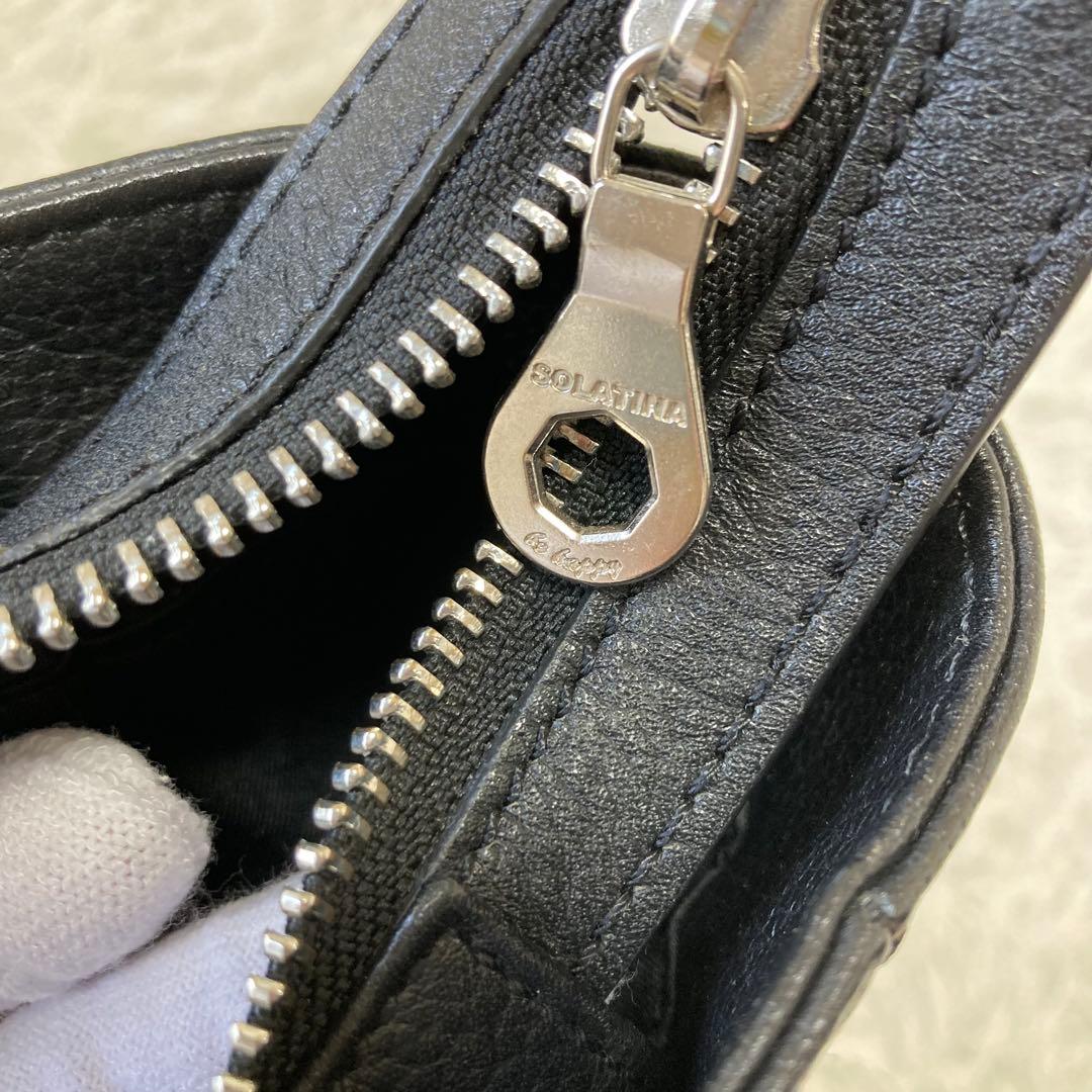 SOLATINA✨ビジネストート　レザー　ハンドル調節可　A4PC収納可　メンズ