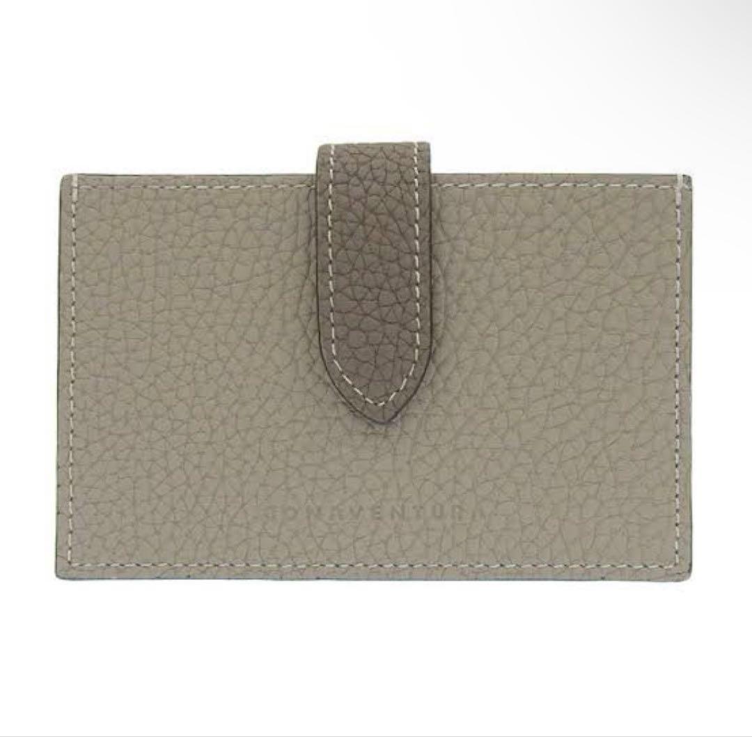 BONAVENTURA グレー レザー 名刺入れ