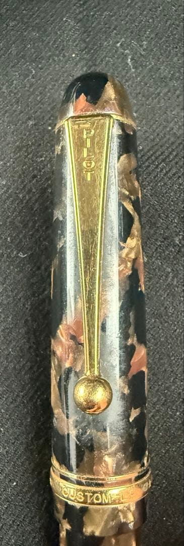 パイロット 万年筆 カスタム レガンス ブラウン ペン先　14K 金