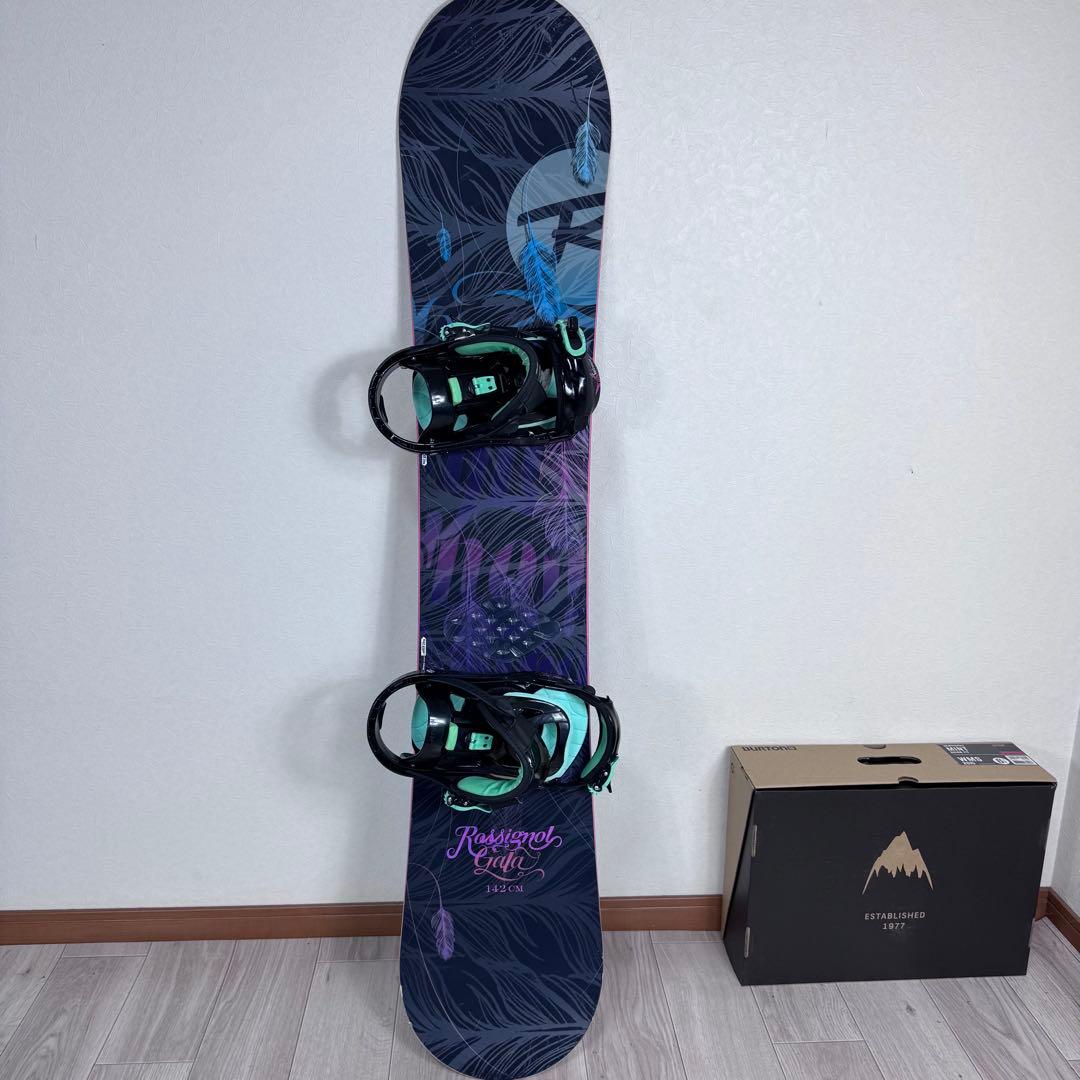 ROSSIGNOL レディーススノーボードセット 142cm ブーツ24cm