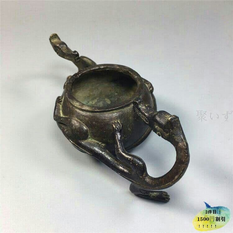 古玩古工芸品双龍筆記具7F