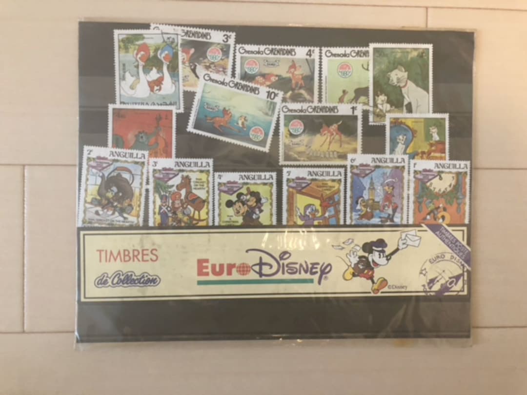 Euro Disney ユーロディズニー ディズニーランド・パリ 切手