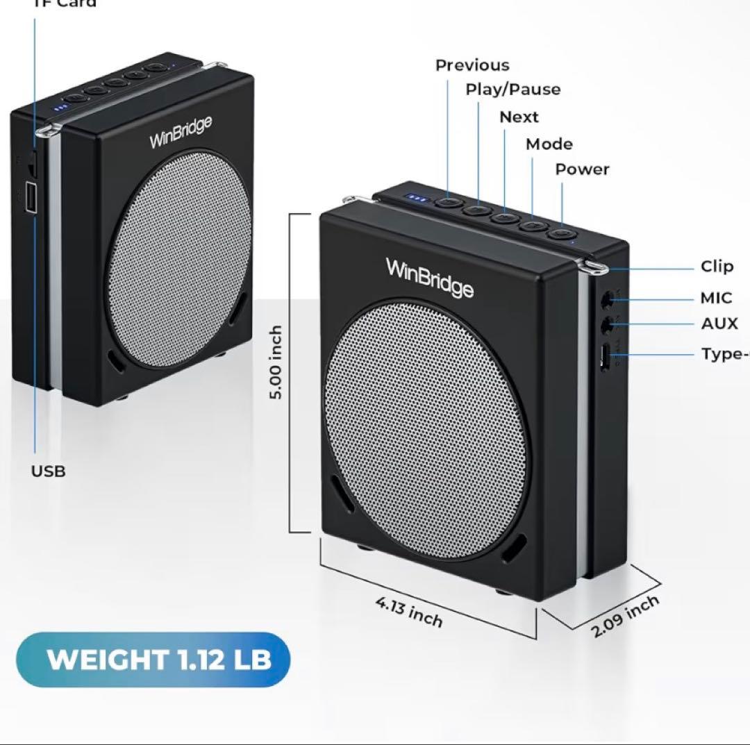 大音量 ポータブル拡声器 スピーカー ハンドマイク イベント プロモーション