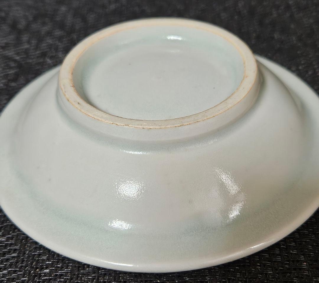 【李朝コレクター放出品❗03.】李朝白磁　分院手　兜皿　小皿　時代産地不明❗