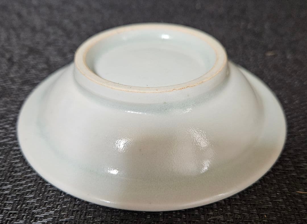 【李朝コレクター放出品❗03.】李朝白磁　分院手　兜皿　小皿　時代産地不明❗