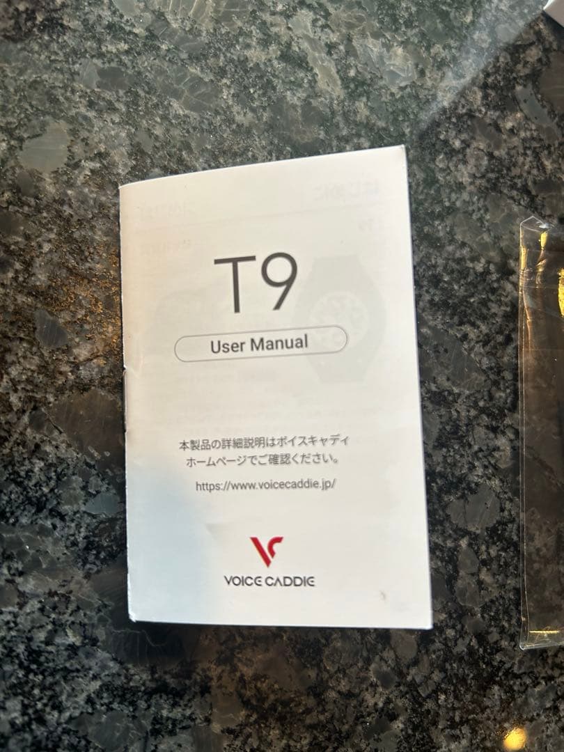 VOICECADDIE T9　スマートゴルフウォッチ ブラック