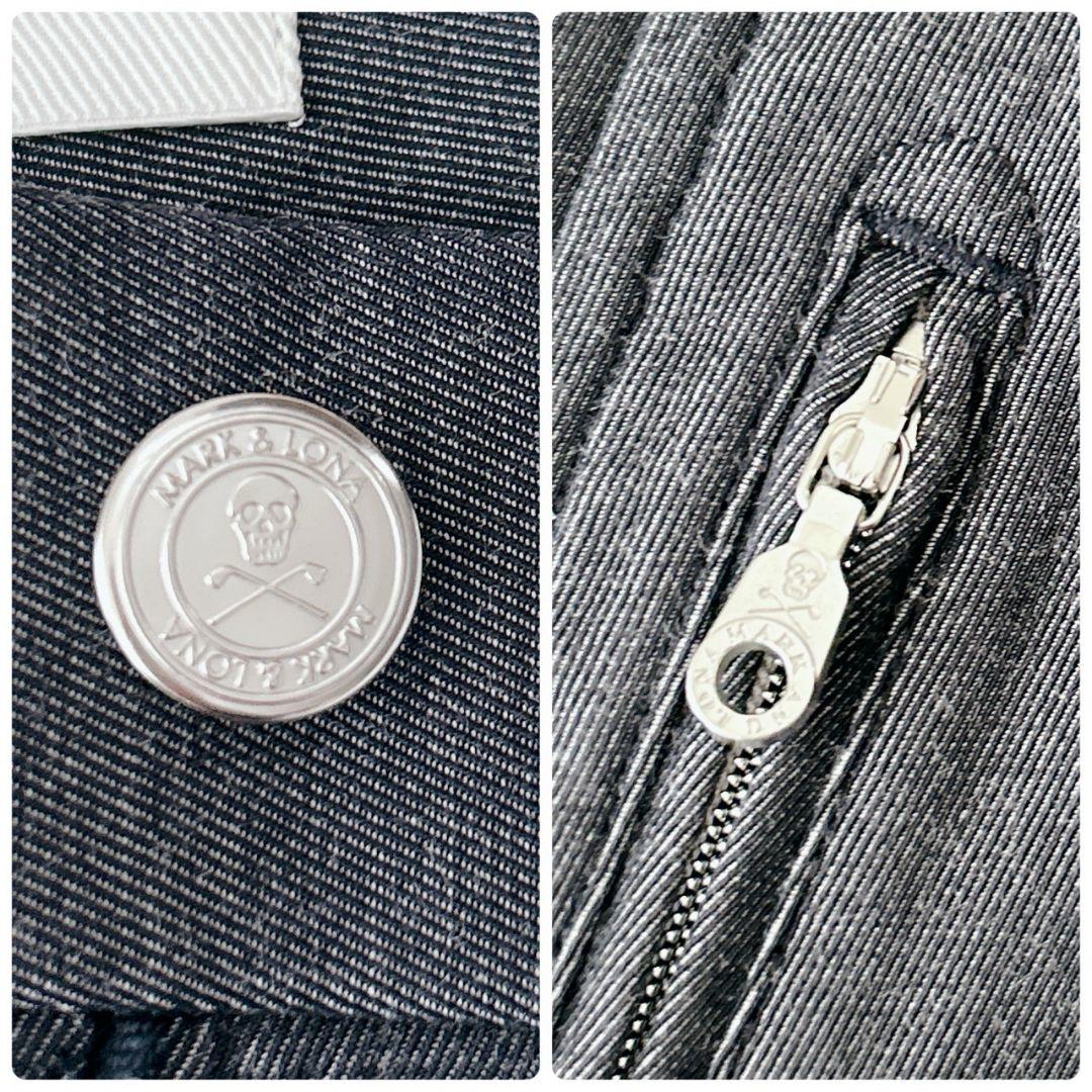 美品✨MARK&LONA ストレッチパンツ　ゴルフウェア　デニム調　L