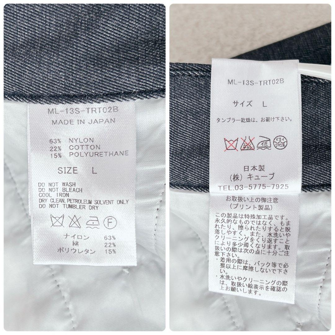 美品✨MARK&LONA ストレッチパンツ　ゴルフウェア　デニム調　L