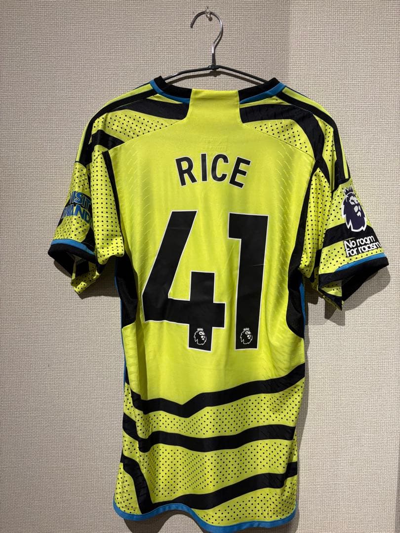 アーセナル デクランライス　ユニフォーム　セカンド