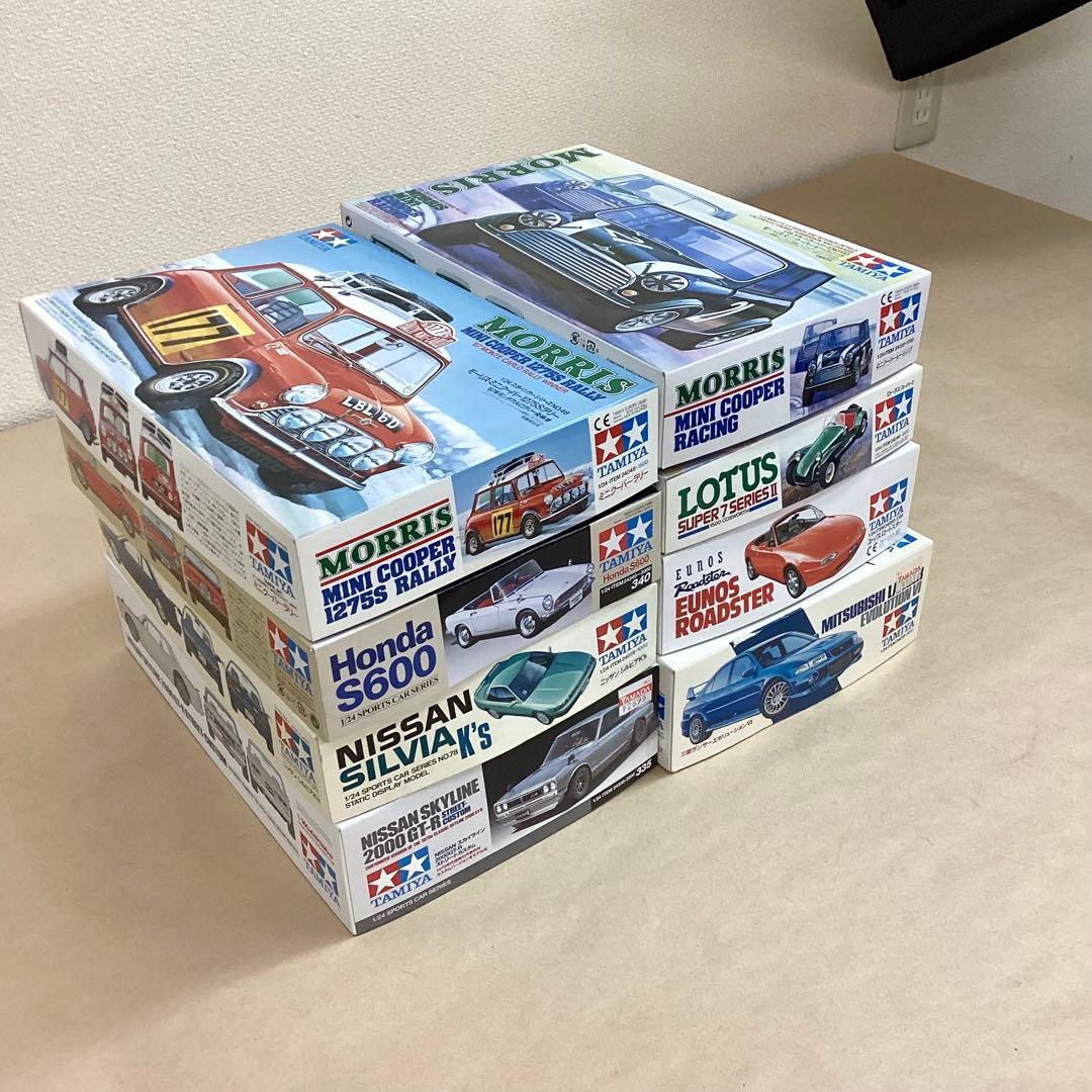 タミヤ 1/24 スポーツカーシリーズ　8個セット モーリス・ミニクーパー等