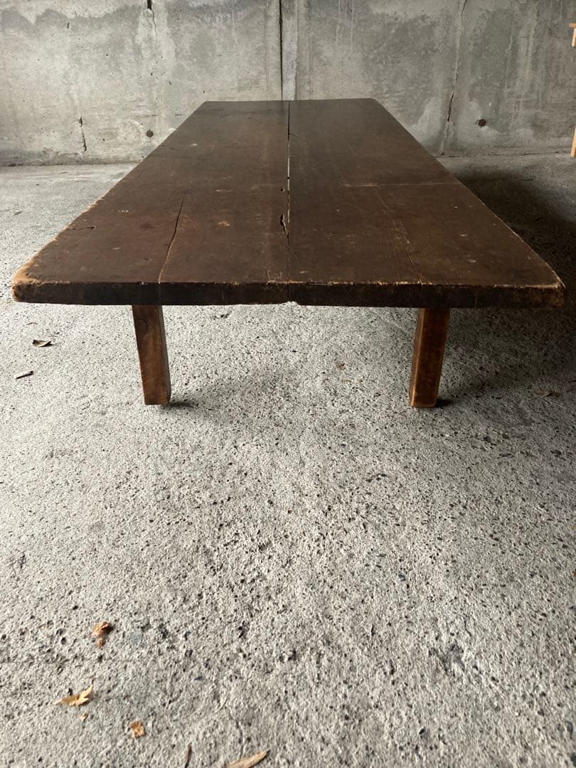 古道具　長い文机　古物