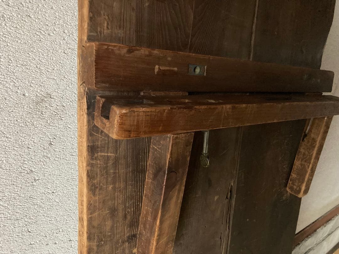 古道具　長い文机　古物