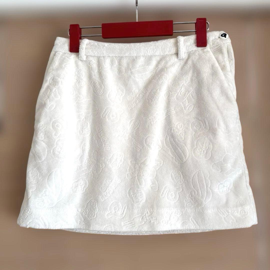 アルチビオ ★ archivio ベロア調スカート 38 レディース ゴルフ